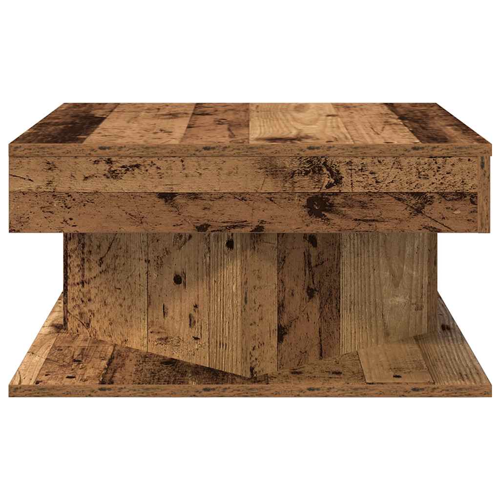 vidaXL Stolik kawowy, stare drewno, 55x55x30 cm