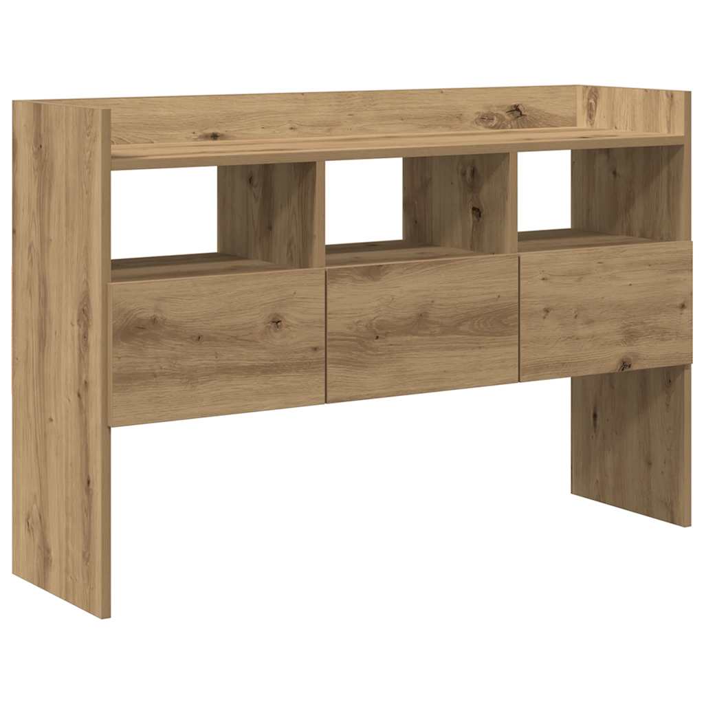 vidaXL Komoda, dąb artisan, 105x30x70 cm, materiał drewnopochodny