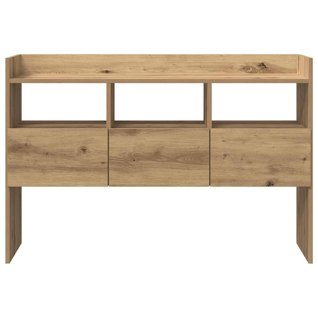 vidaXL Komoda, dąb artisan, 105x30x70 cm, materiał drewnopochodny