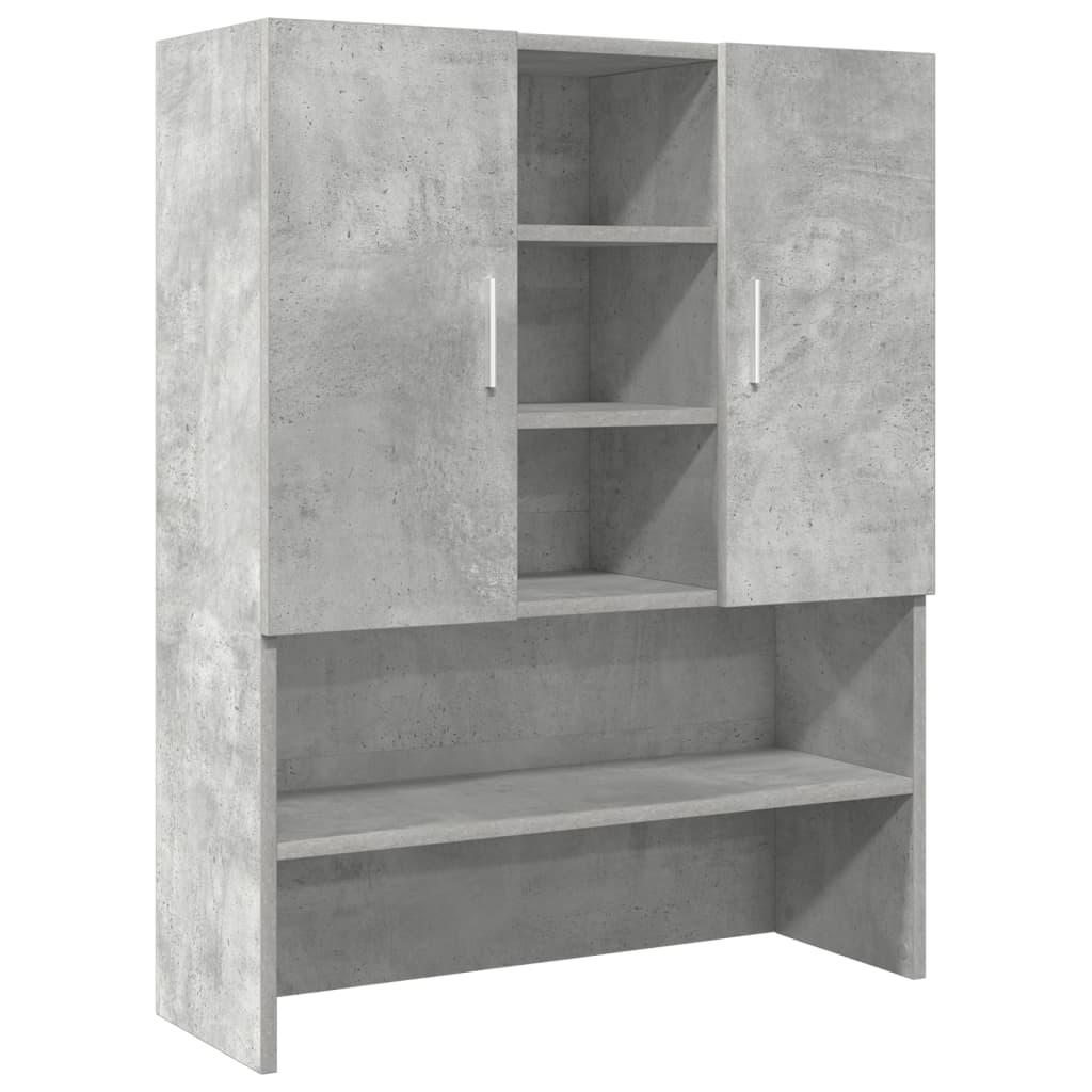 vidaXL Szafka na pralkę, szarość betonu, 70,5x25,5x90 cm