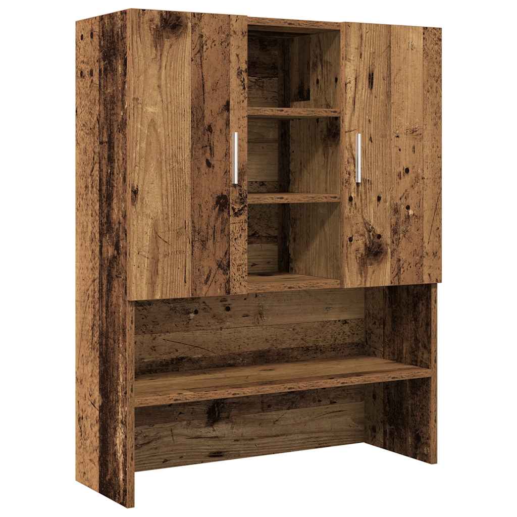 vidaXL Szafka na pralkę, stare drewno, 70,5x25,5x90 cm