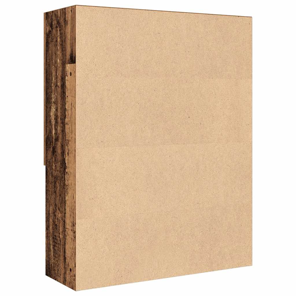 vidaXL Szafka na pralkę, stare drewno, 70,5x25,5x90 cm
