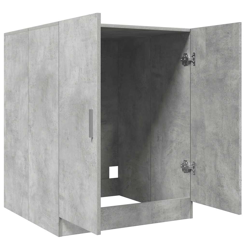 vidaXL Szafka na pralkę, szarość betonu, 70,5x71,5x91,5cm