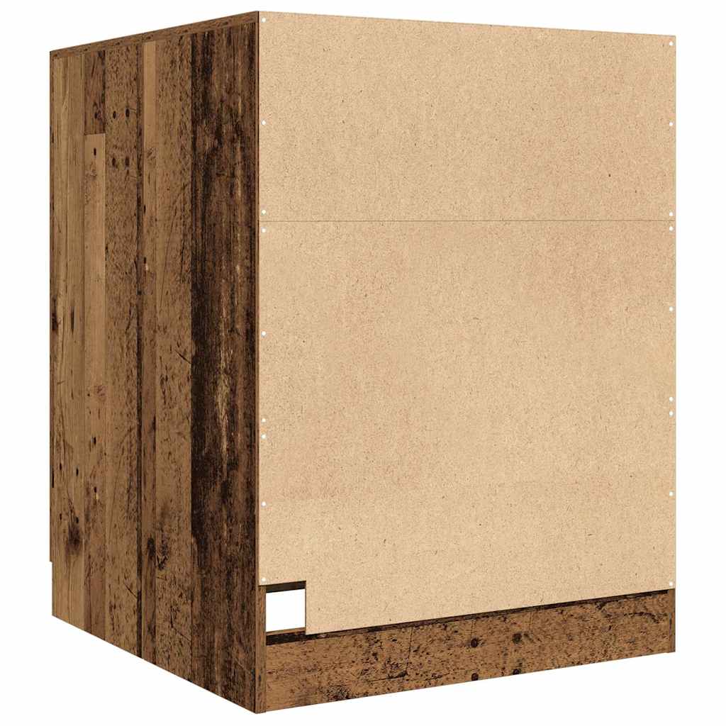 vidaXL Szafka na pralkę, stare drewno, 70,5x71,5x91,5 cm