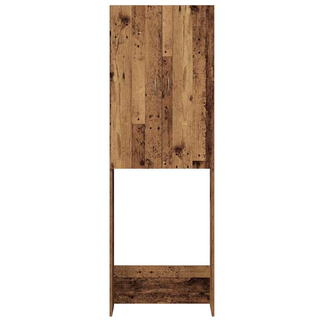vidaXL Szafka na pralkę, stare drewno, 64x25,5x190 cm
