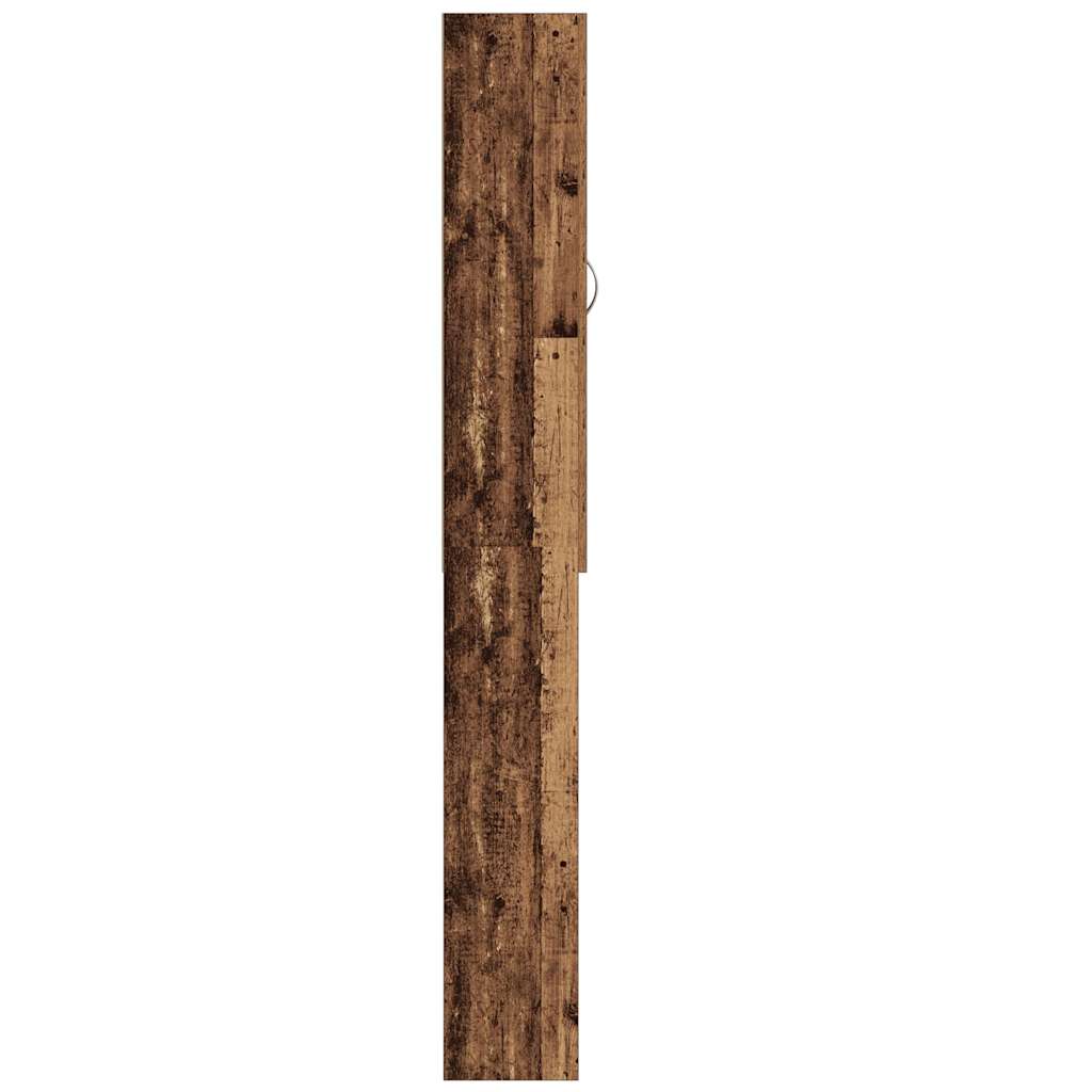 vidaXL Szafka na pralkę, stare drewno, 64x25,5x190 cm