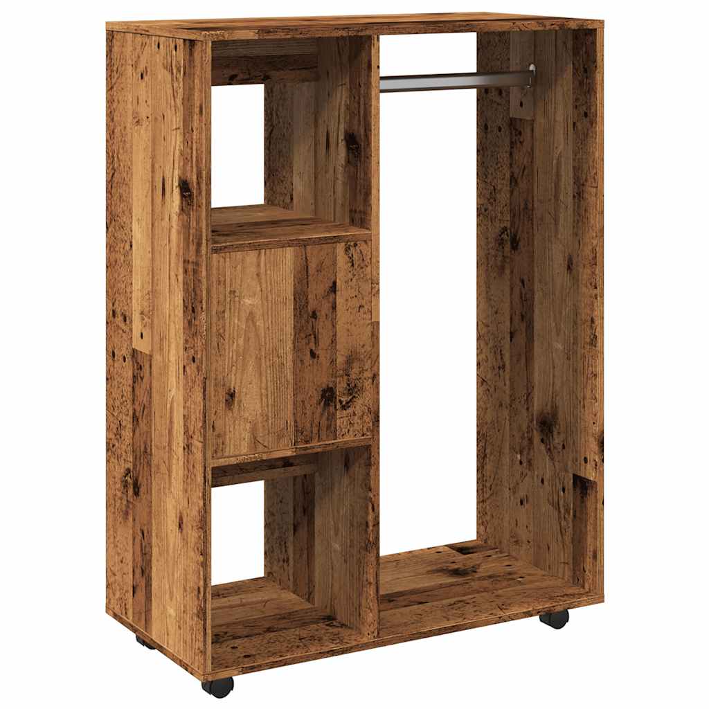 vidaXL Szafka, stare drewno, 80x40x110 cm, materiał drewnopochodny