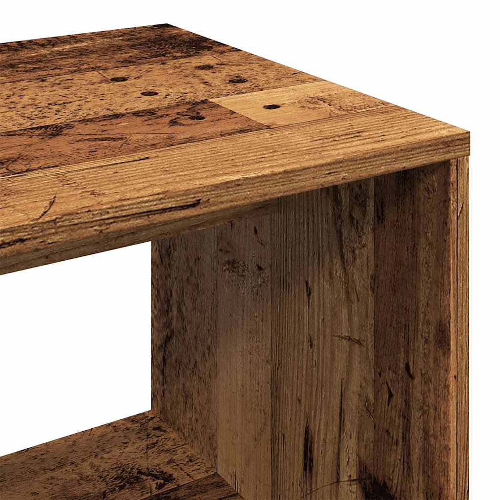 vidaXL Szafka, stare drewno, 80x40x110 cm, materiał drewnopochodny