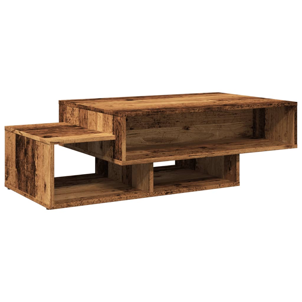 vidaXL Stolik kawowy, stare drewno, 105x55x32 cm