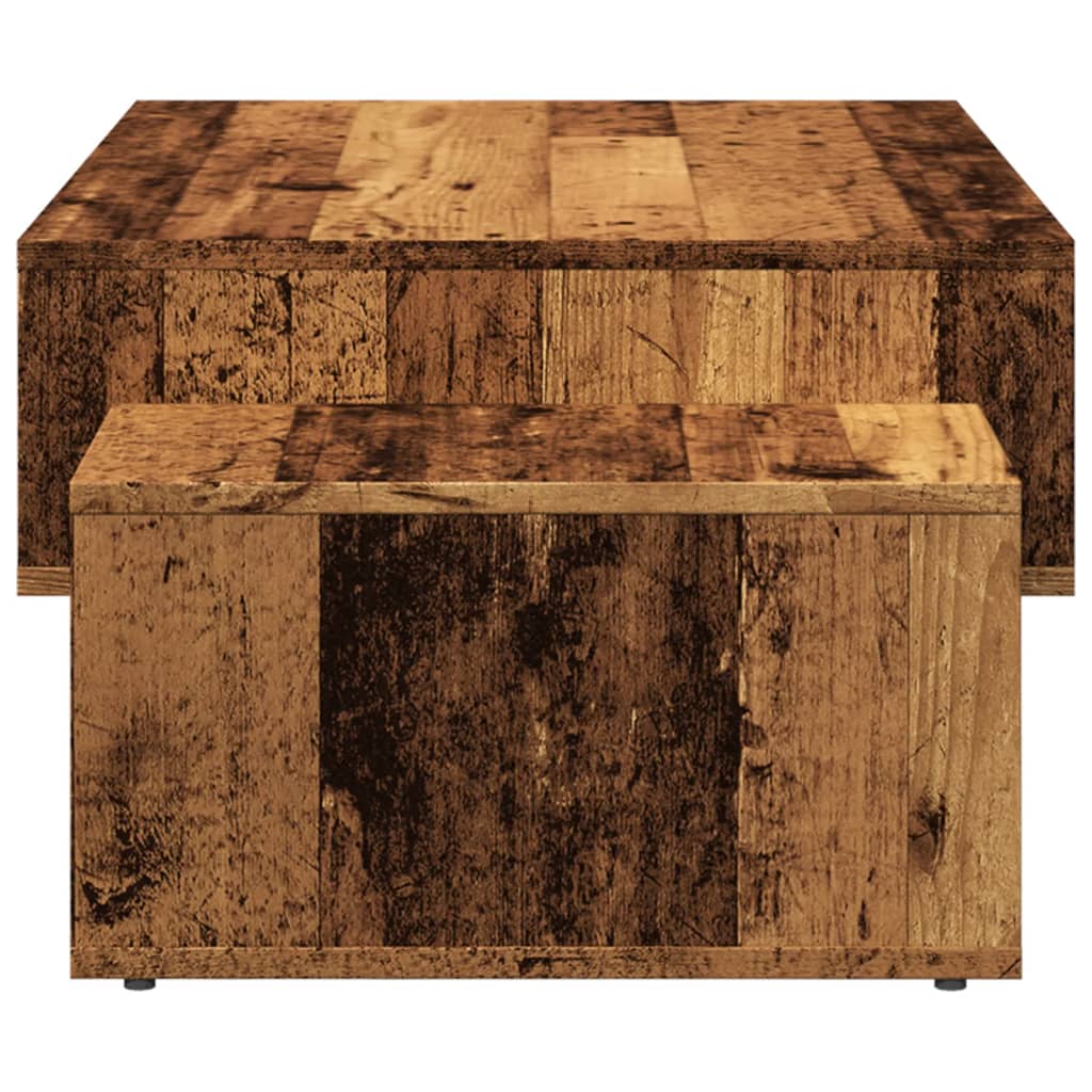 vidaXL Stolik kawowy, stare drewno, 105x55x32 cm