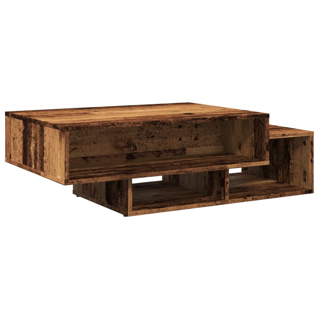 vidaXL Stolik kawowy, stare drewno, 105x55x32 cm
