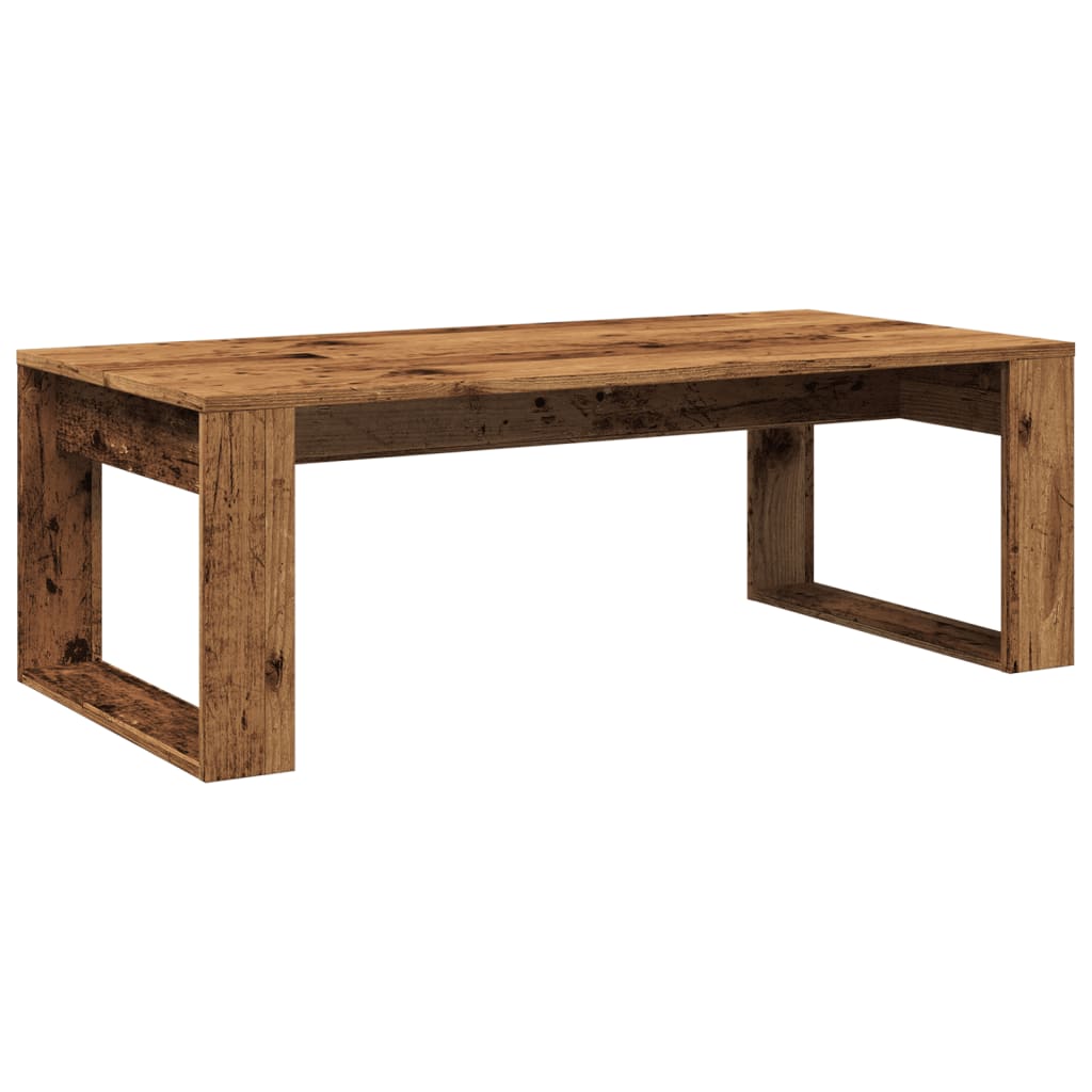 vidaXL Stolik kawowy, kolor starego drewna, 102x50x35 cm
