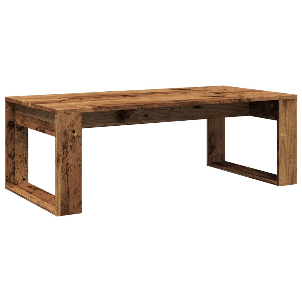vidaXL Stolik kawowy, kolor starego drewna, 102x50x35 cm