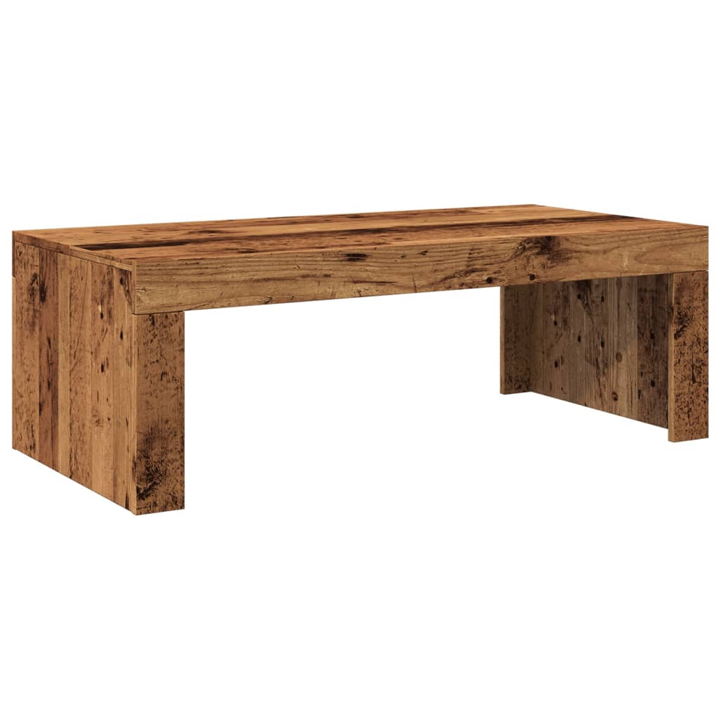 vidaXL Stolik kawowy, kolor starego drewna, 102x50x35 cm