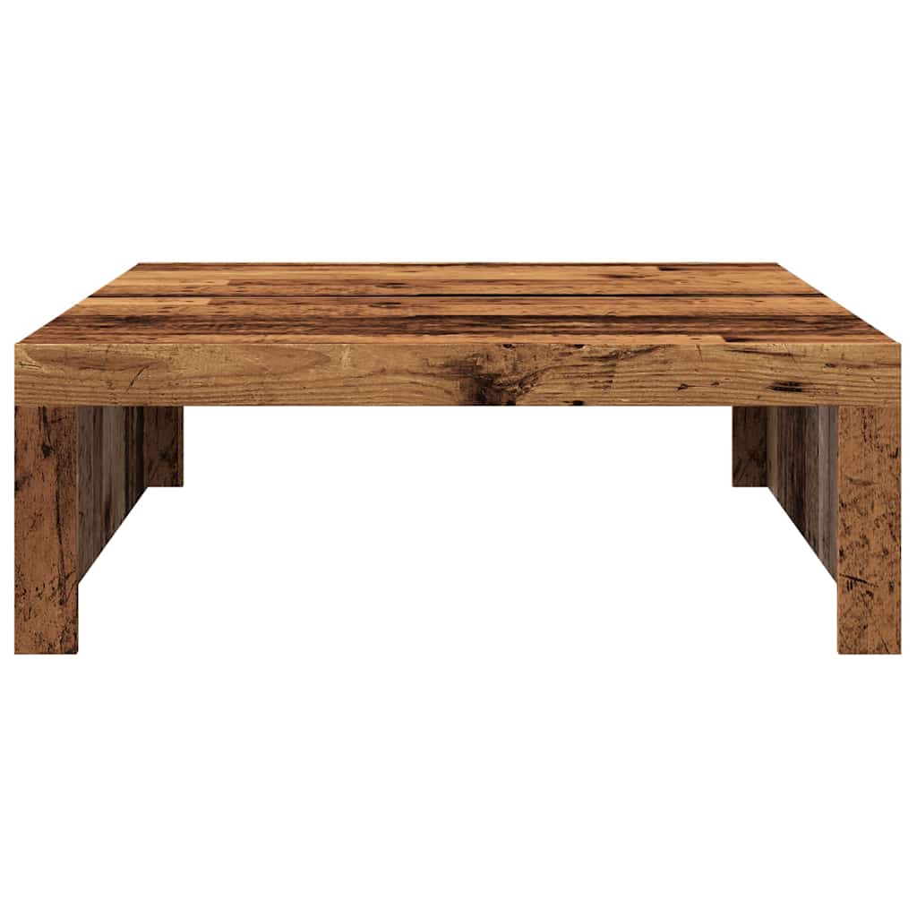 vidaXL Stolik kawowy, kolor starego drewna, 100x100x35 cm