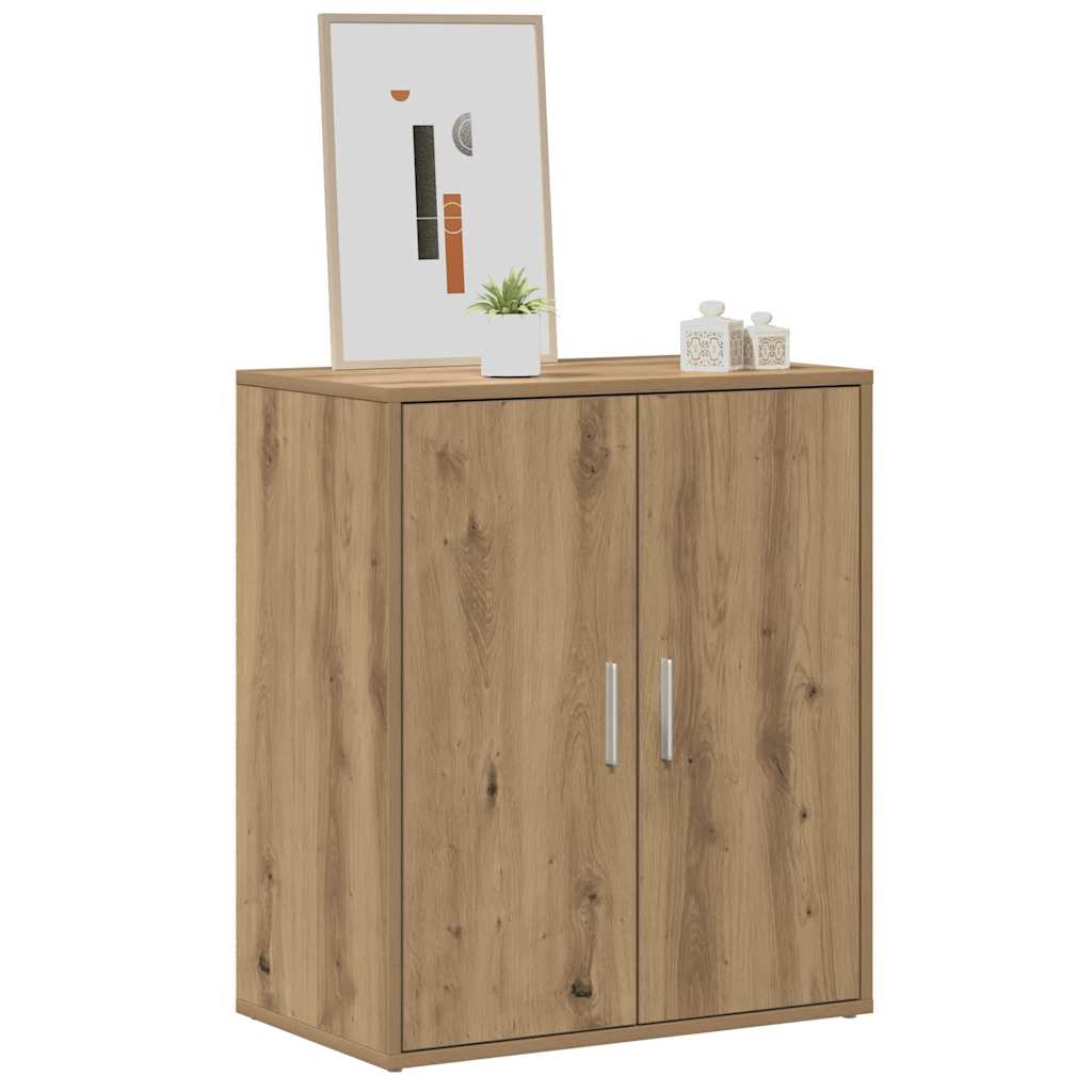 vidaXL Szafka na buty, dąb artisan 32x35x70 cm materiał drewnopochodny