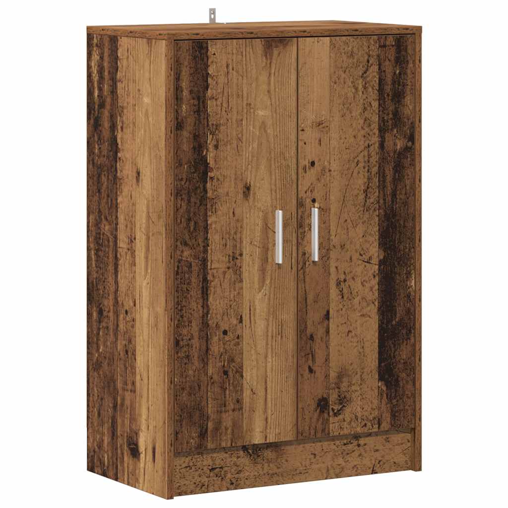 vidaXL Szafka na buty, stare drewno, 60x35x92 cm