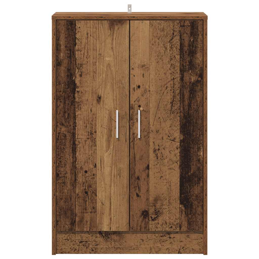 vidaXL Szafka na buty, stare drewno, 60x35x92 cm
