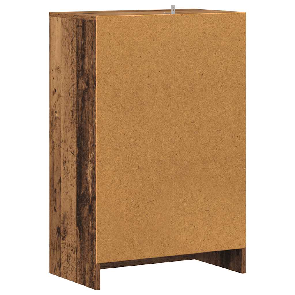 vidaXL Szafka na buty, stare drewno, 60x35x92 cm
