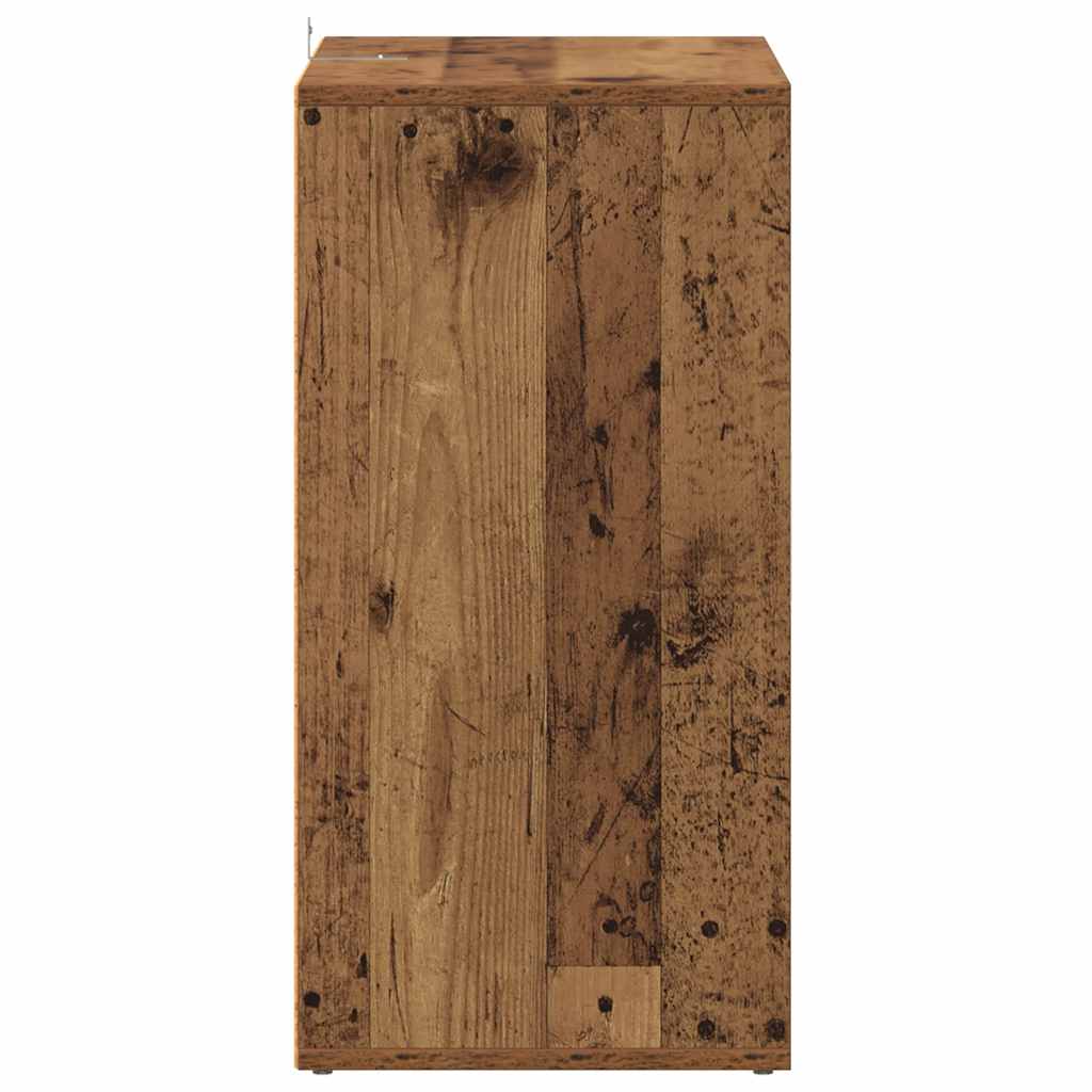 vidaXL Szafka na buty, stare drewno 60x35x70cm materiał drewnopochodny