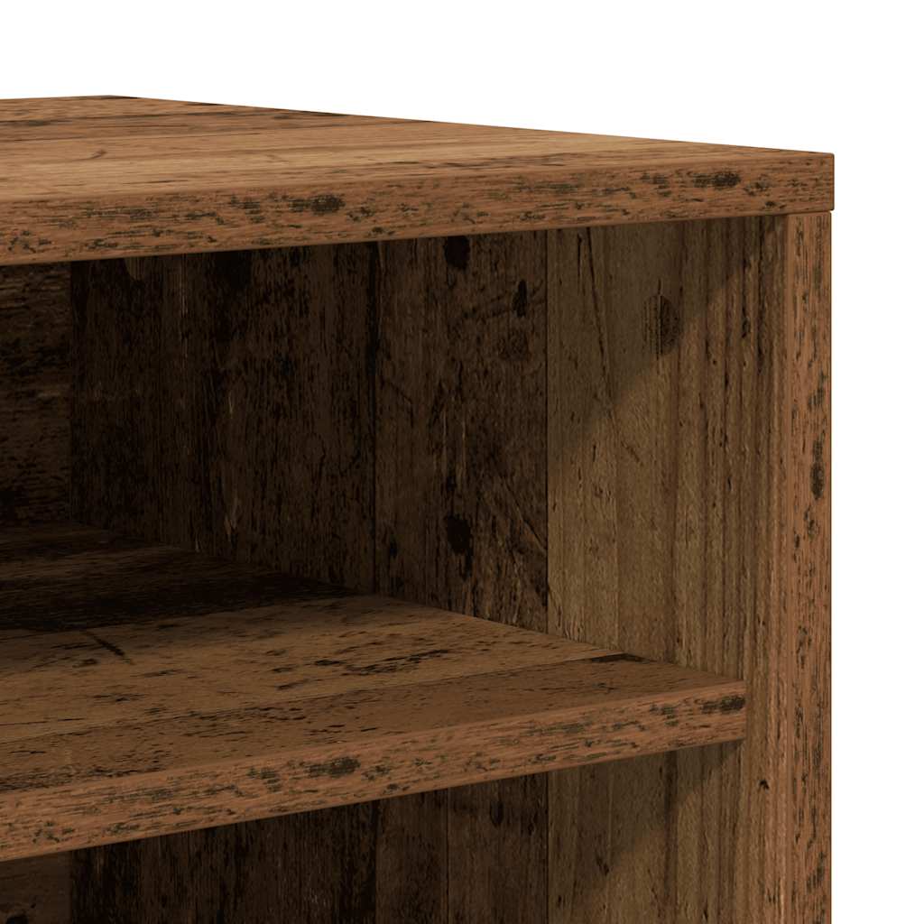 vidaXL Szafka na buty, stare drewno 60x35x70cm materiał drewnopochodny