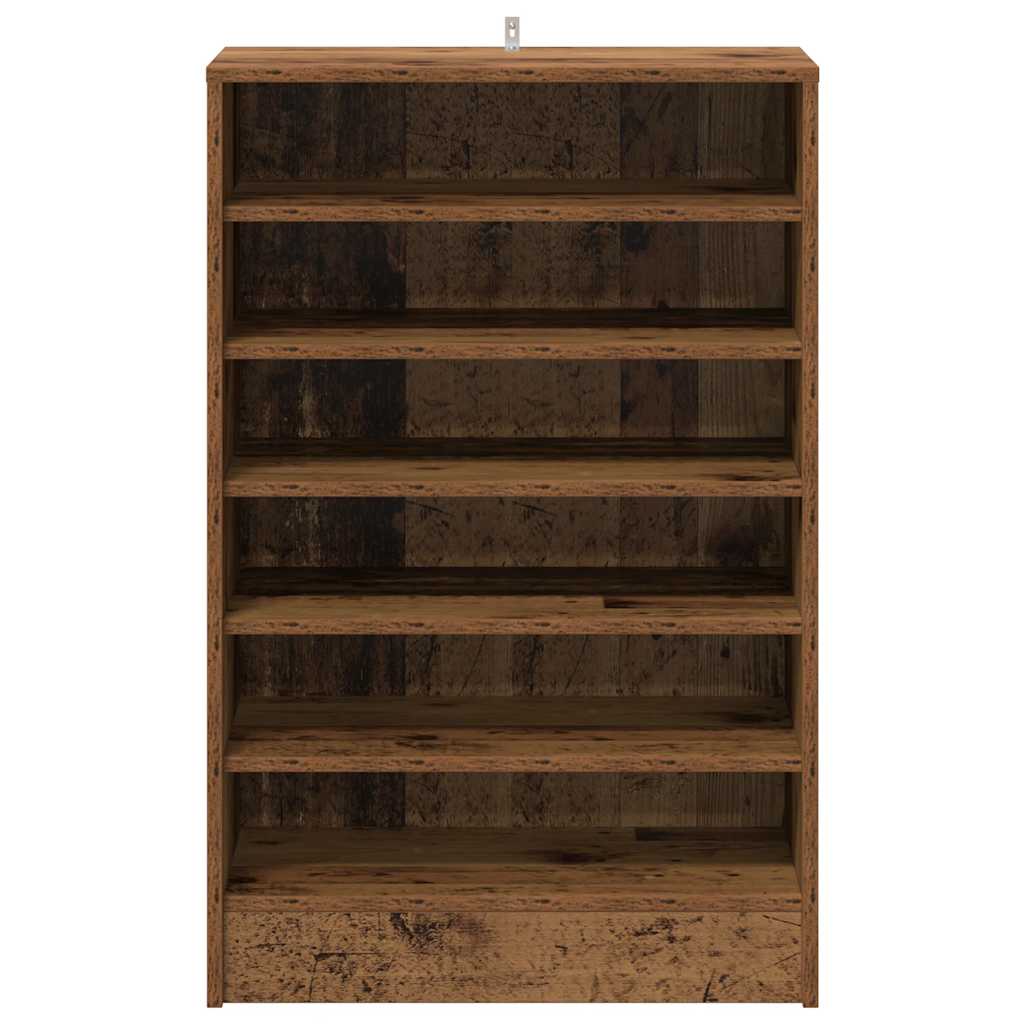 vidaXL Szafka na buty, stare drewno, 60x35x92 cm