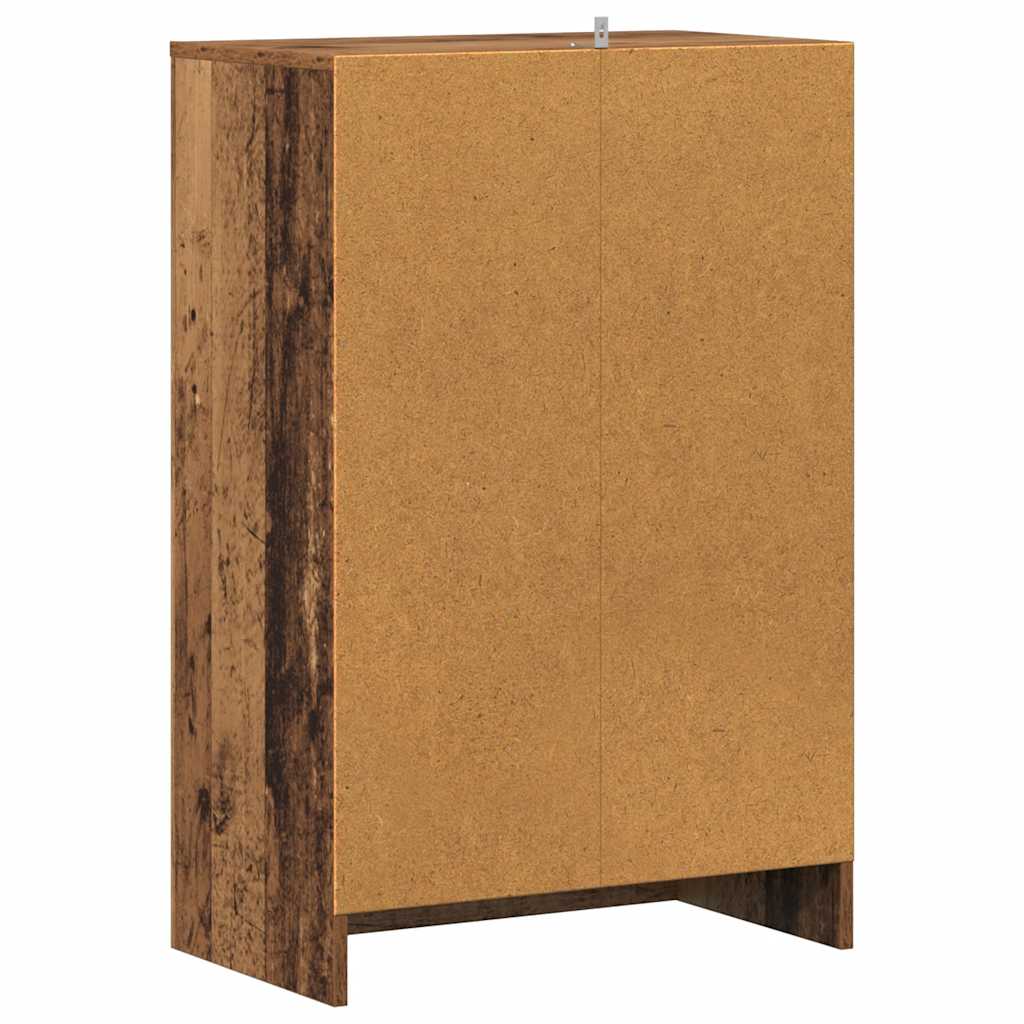 vidaXL Szafka na buty, stare drewno, 60x35x92 cm