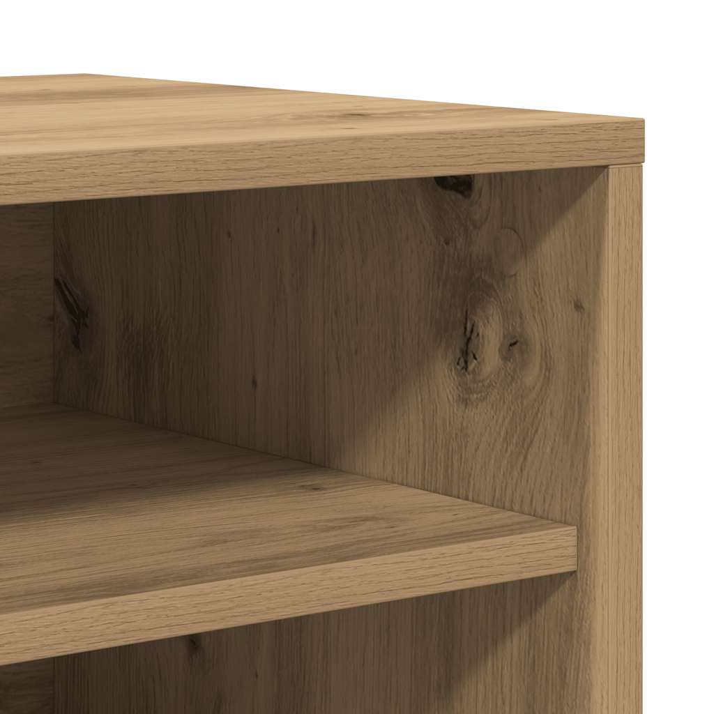vidaXL Szafka na buty, dąb artisan 60x35x92 cm materiał drewnopochodny
