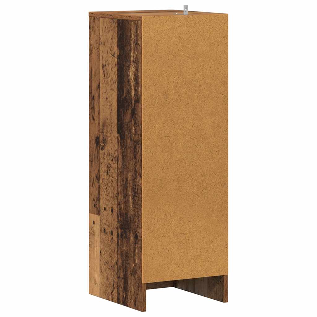 vidaXL Szafka na buty, stare drewno, 32x35x92 cm