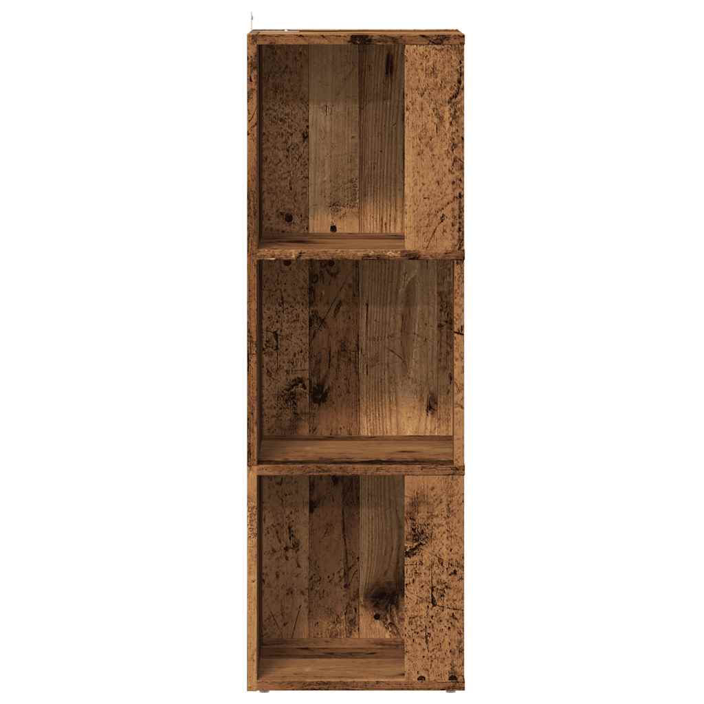 vidaXL Szafka narożna Stare drewno 33x33x100 cm Drewno klejone