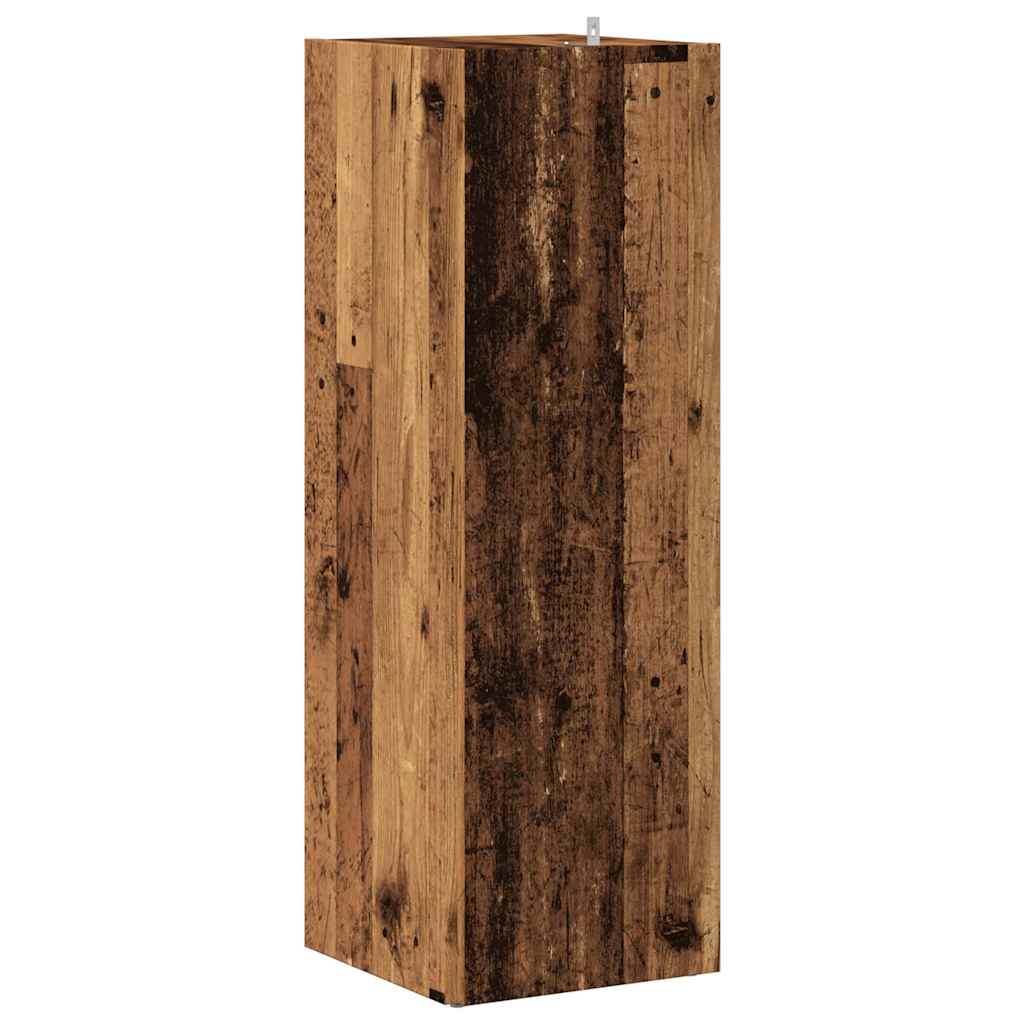 vidaXL Szafka narożna Stare drewno 33x33x100 cm Drewno klejone