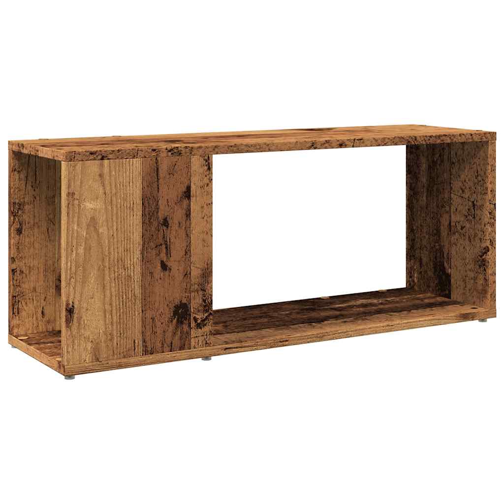 vidaXL Szafka pod TV, stare drewno, 80x24x32 cm