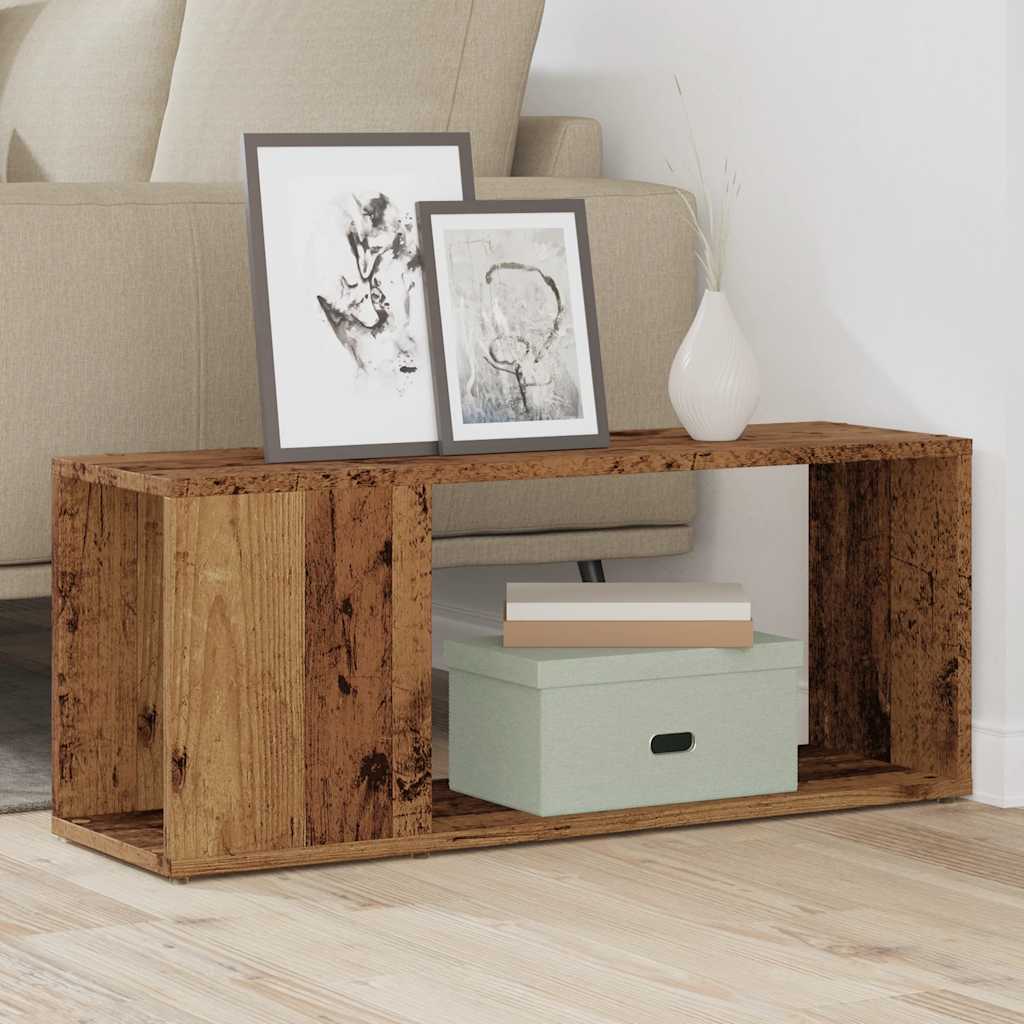 vidaXL Szafka pod TV, stare drewno, 80x24x32 cm