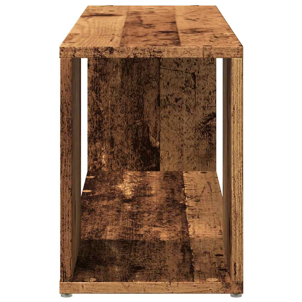 vidaXL Szafka pod TV, stare drewno, 80x24x32 cm