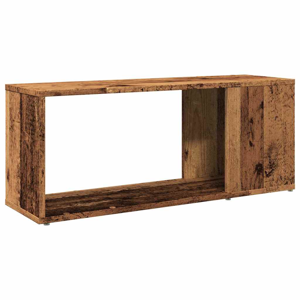 vidaXL Szafka pod TV, stare drewno, 80x24x32 cm
