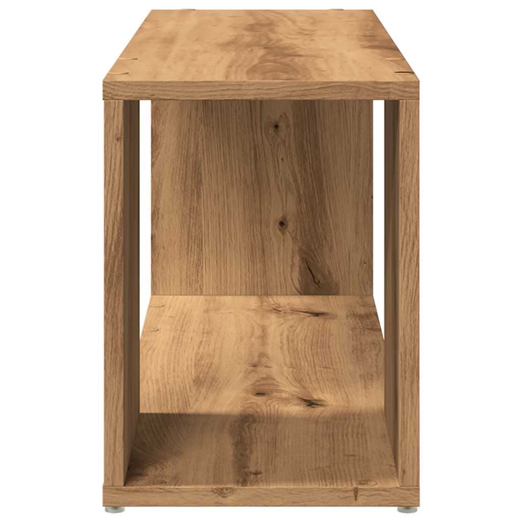 vidaXL Szafka pod TV, dąb artisan, 80x24x32 cm