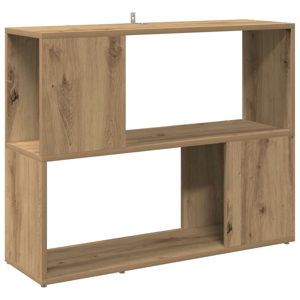 vidaXL Regał na książki/przegroda pokojowa Artisan Oak 80x24x63 cm