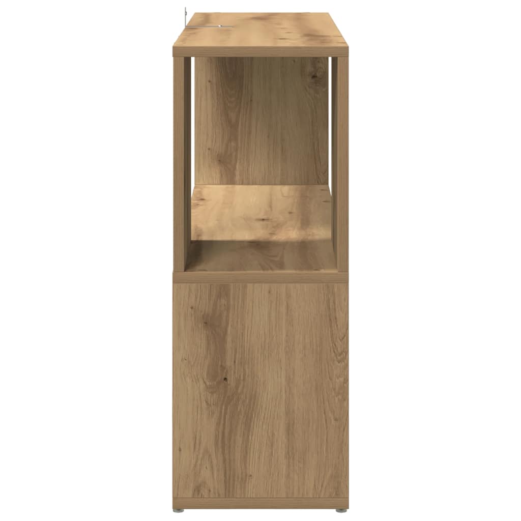 vidaXL Regał na książki/przegroda pokojowa Artisan Oak 80x24x63 cm