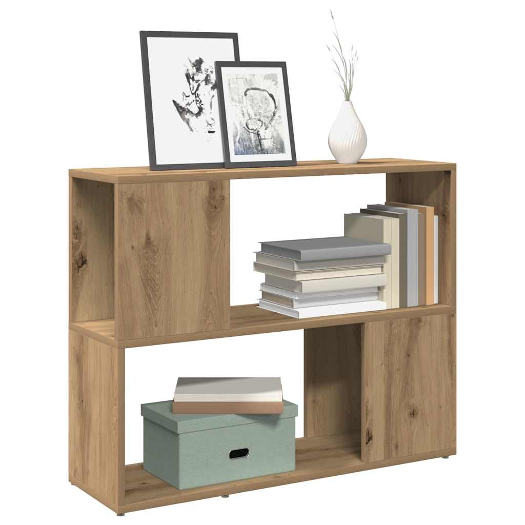 vidaXL Regał na książki/przegroda pokojowa Artisan Oak 80x24x63 cm