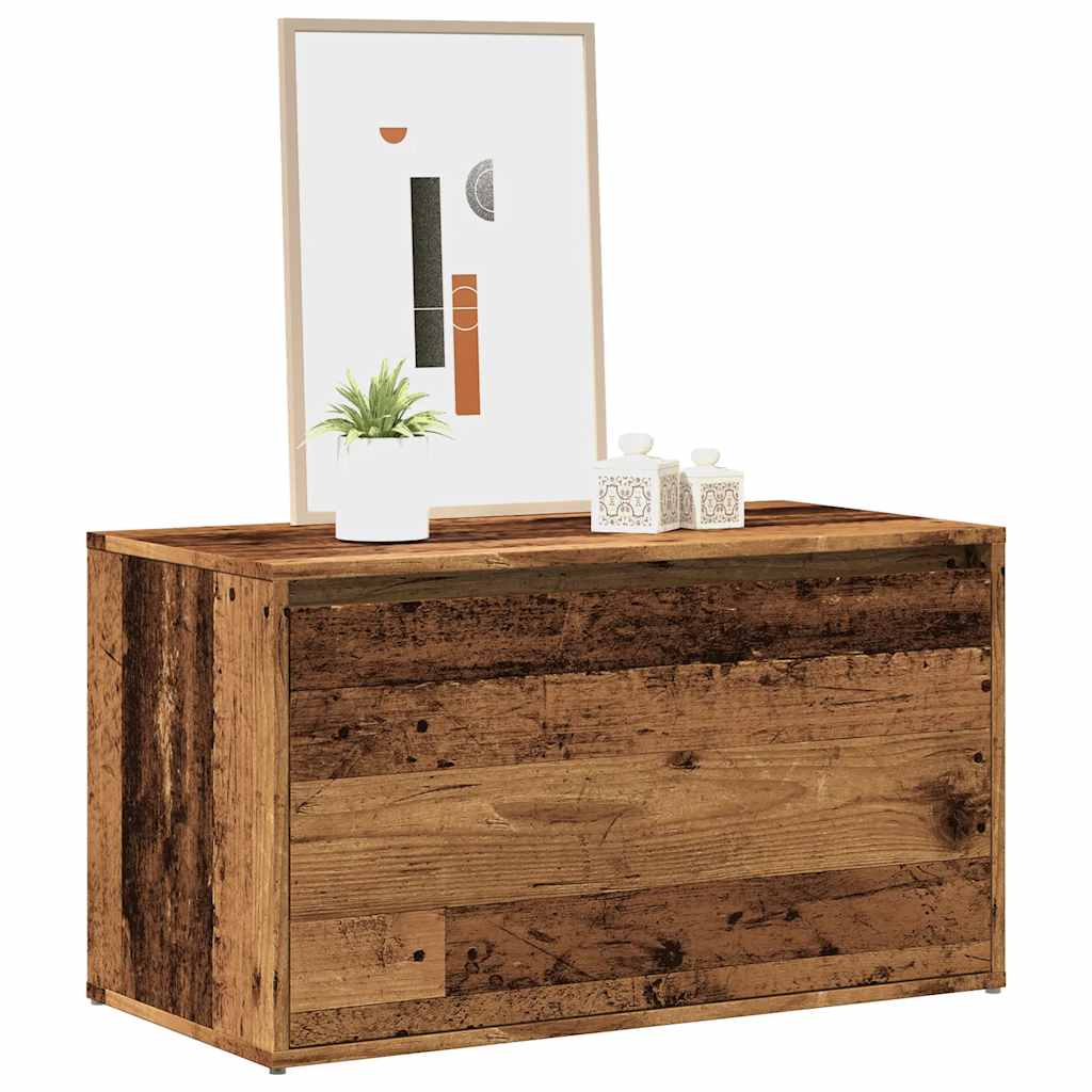 vidaXL Ławka do holu 80x40x45 cm Stare drewno Drewno klejone