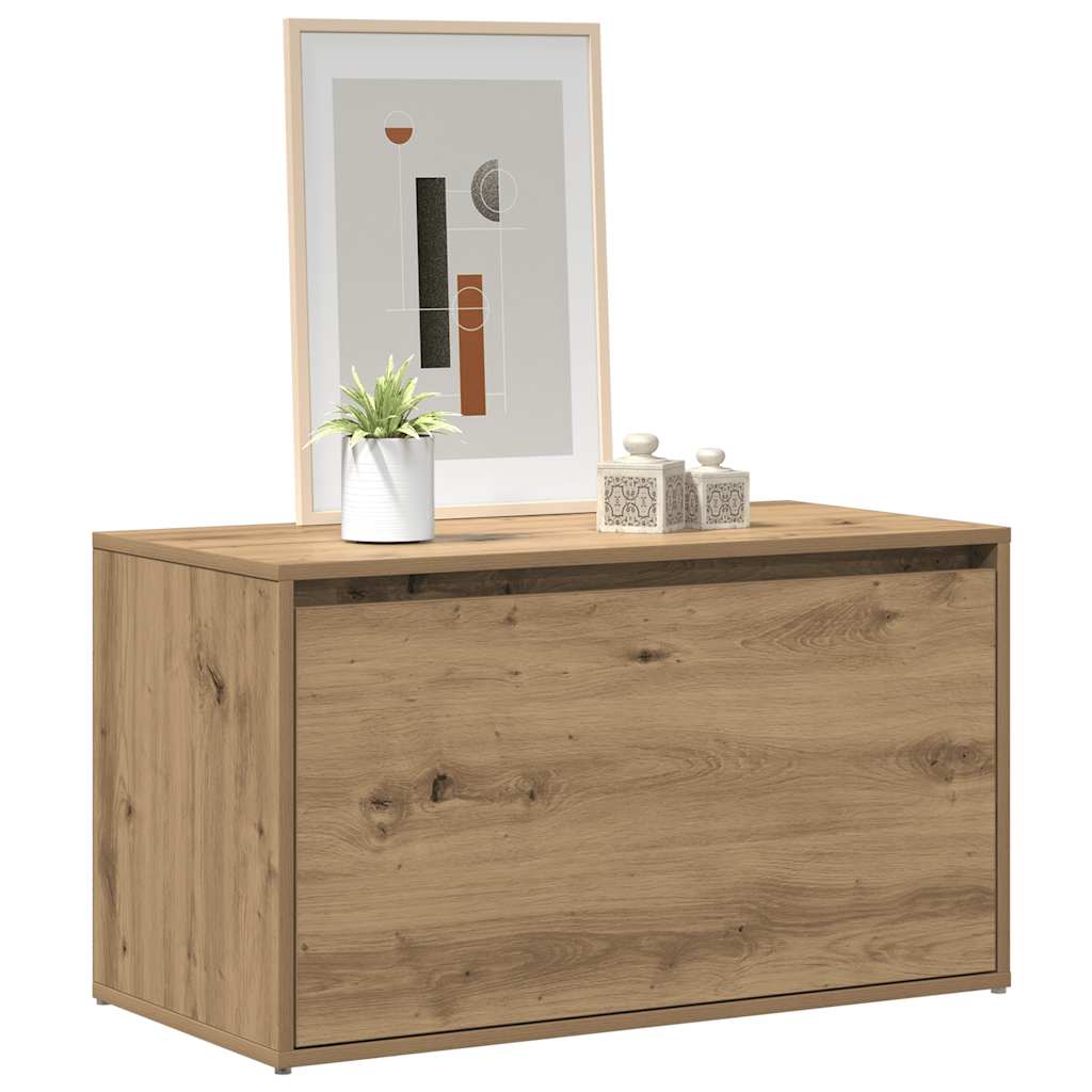 vidaXL Ławka do holu 80x40x45 cm Dąb rzemieślniczy Drewno klejone