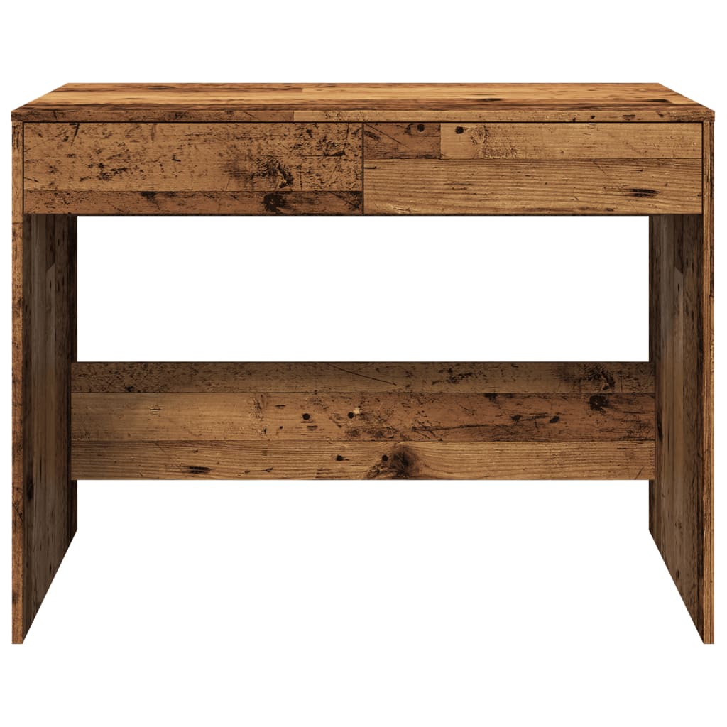 vidaXL Biurko, stare drewno, 101x50x76,5 cm, materiał drewnopochodny
