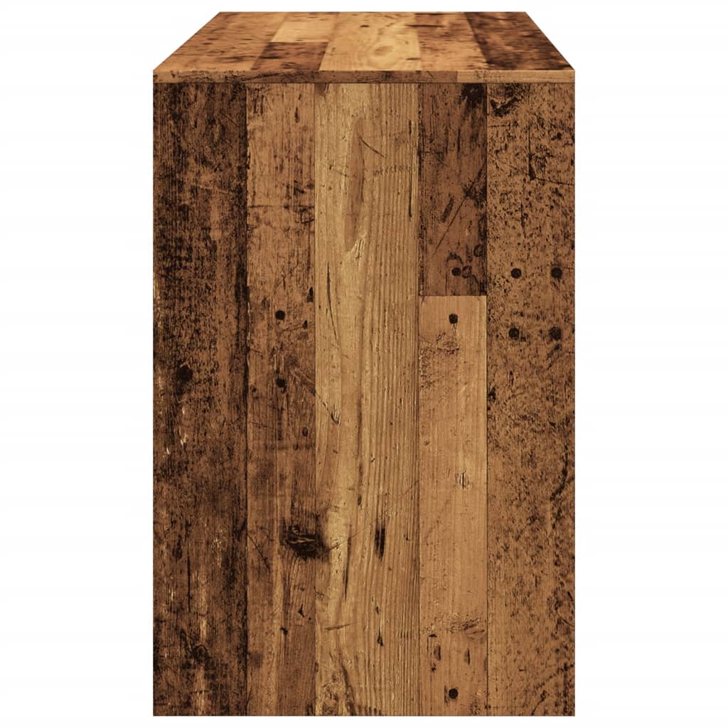 vidaXL Biurko, stare drewno, 101x50x76,5 cm, materiał drewnopochodny