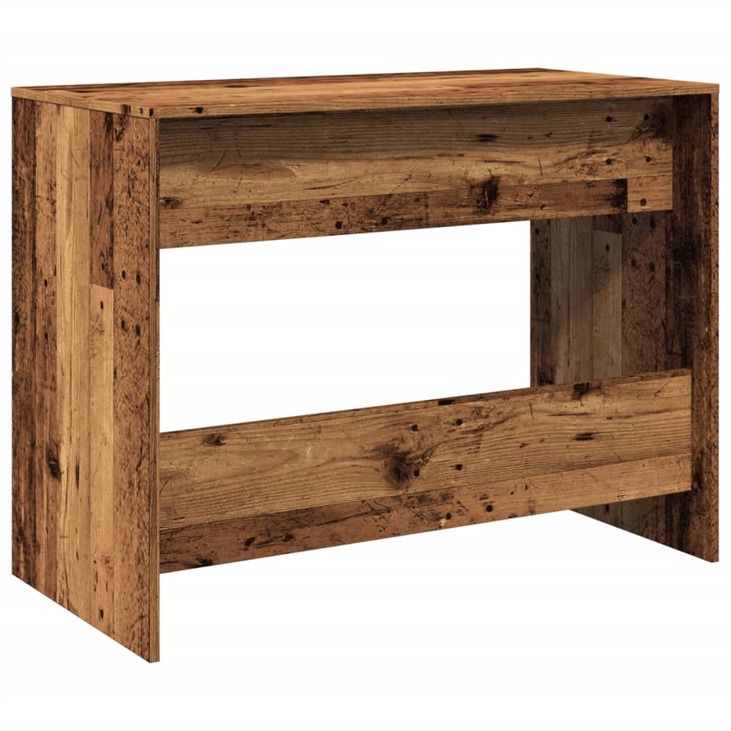 vidaXL Biurko, stare drewno, 101x50x76,5 cm, materiał drewnopochodny