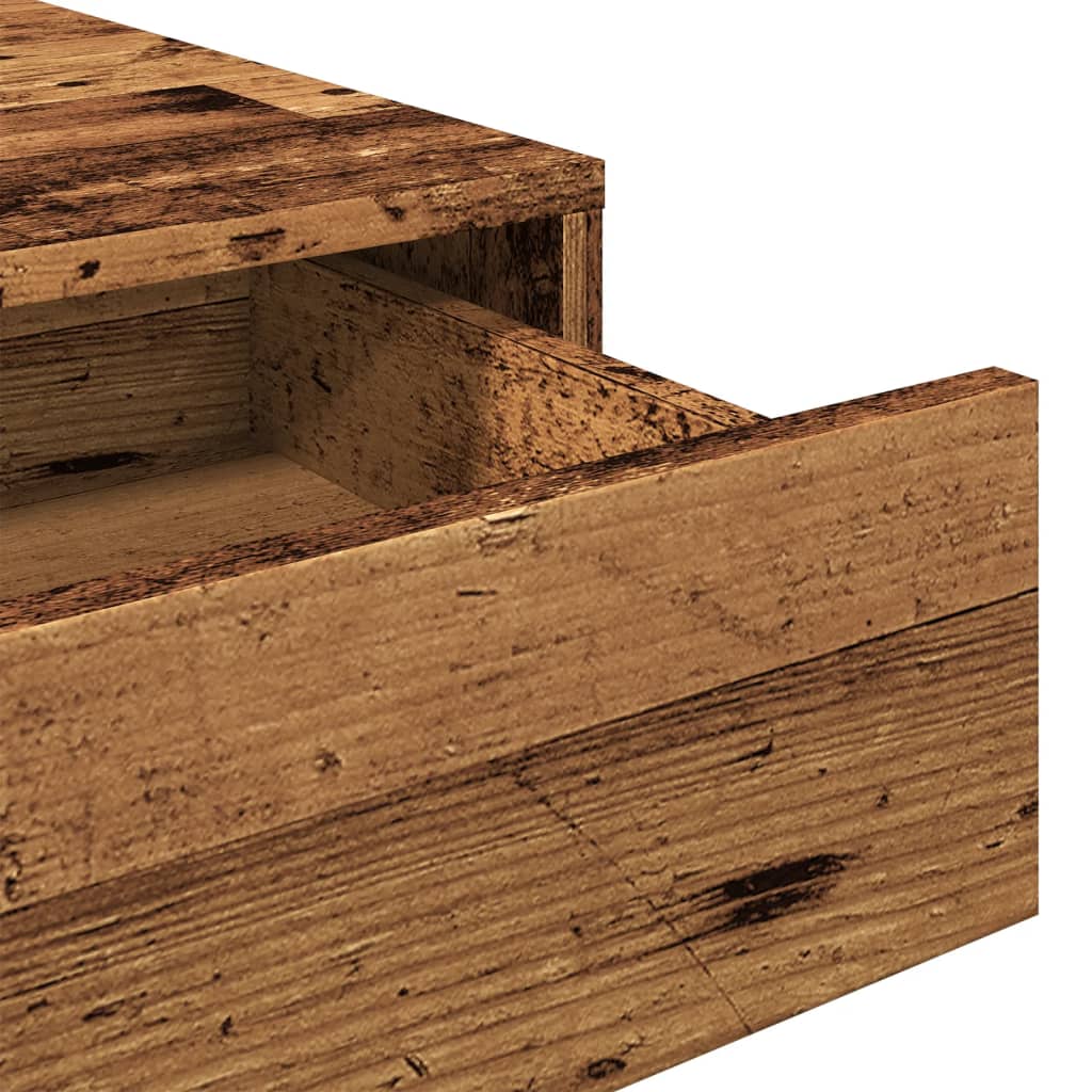 vidaXL Biurko, stare drewno, 101x50x76,5 cm, materiał drewnopochodny