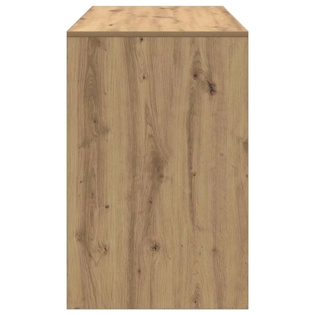 vidaXL Biurko, dąb artisan, 101x50x76,5 cm, materiał drewnopochodny