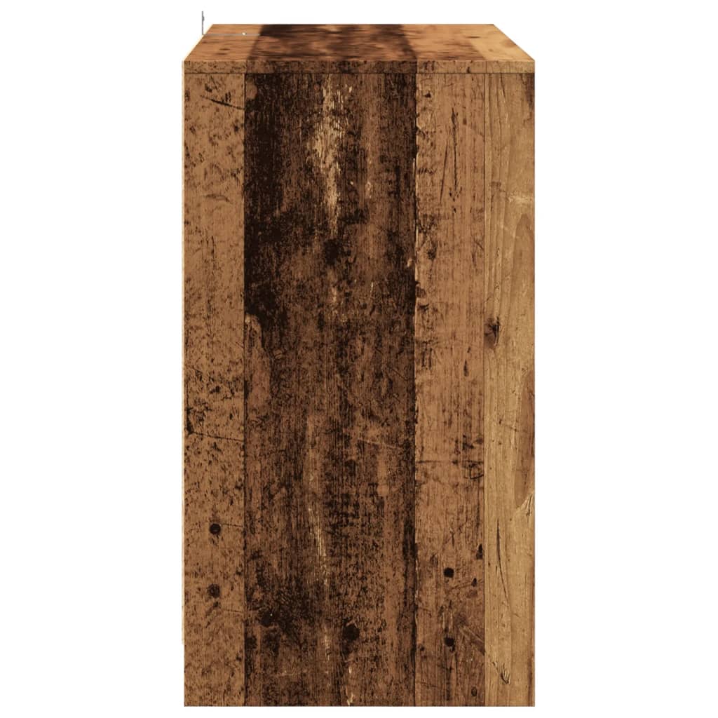 vidaXL Szafka, stare drewno, 70x41x75 cm, materiał drewnopochodny
