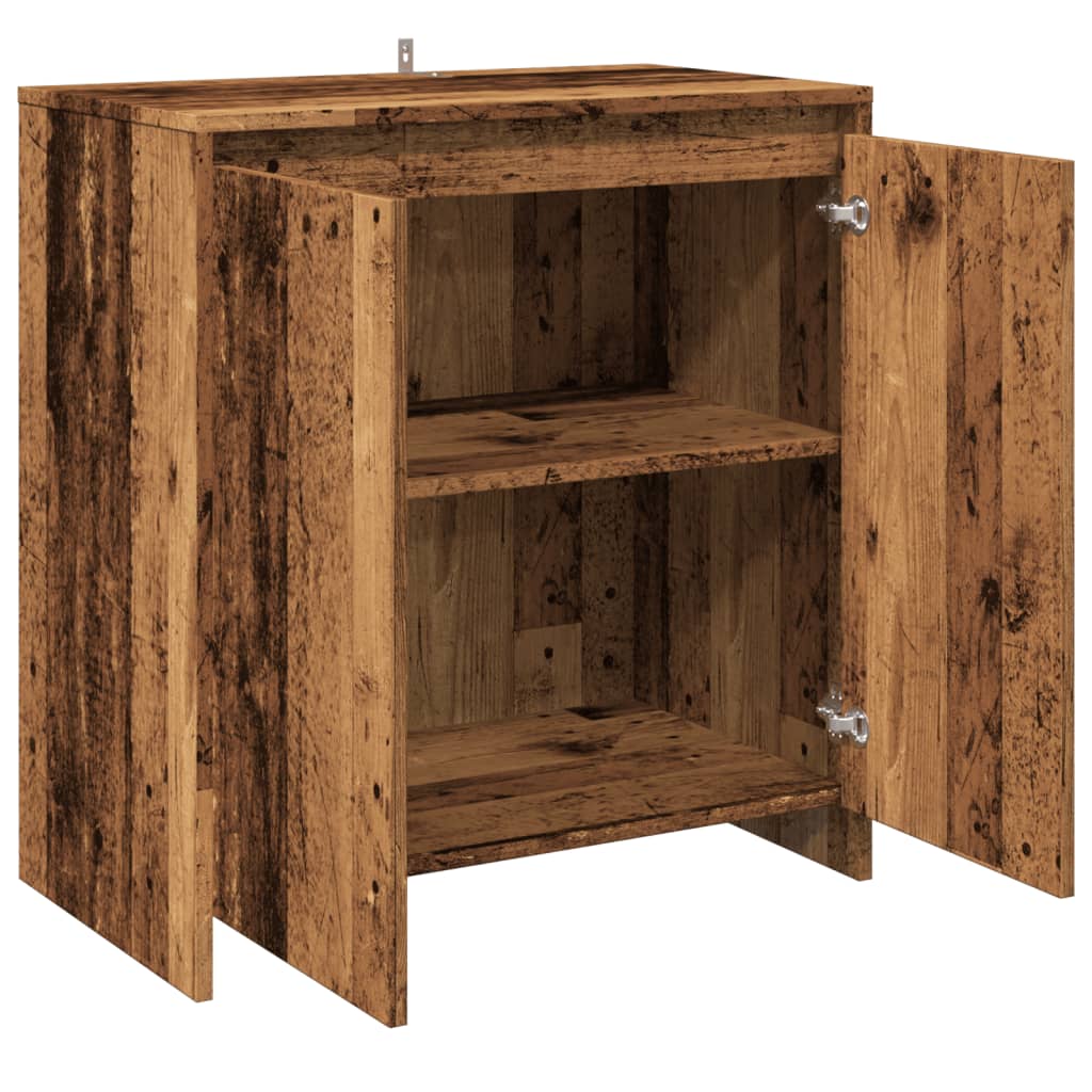 vidaXL Szafka, stare drewno, 70x41x75 cm, materiał drewnopochodny