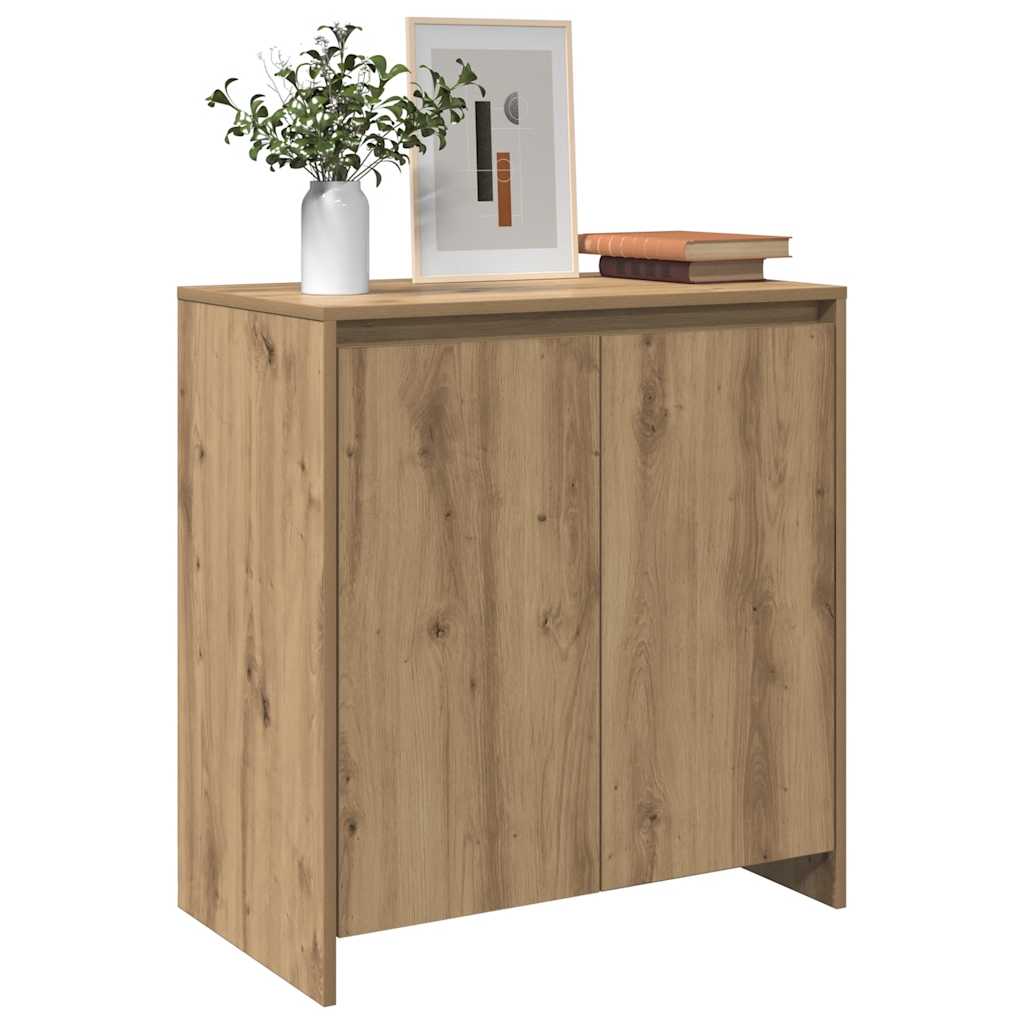 vidaXL Szafka, dąb artisan, 70x41x75 cm, materiał drewnopochodny