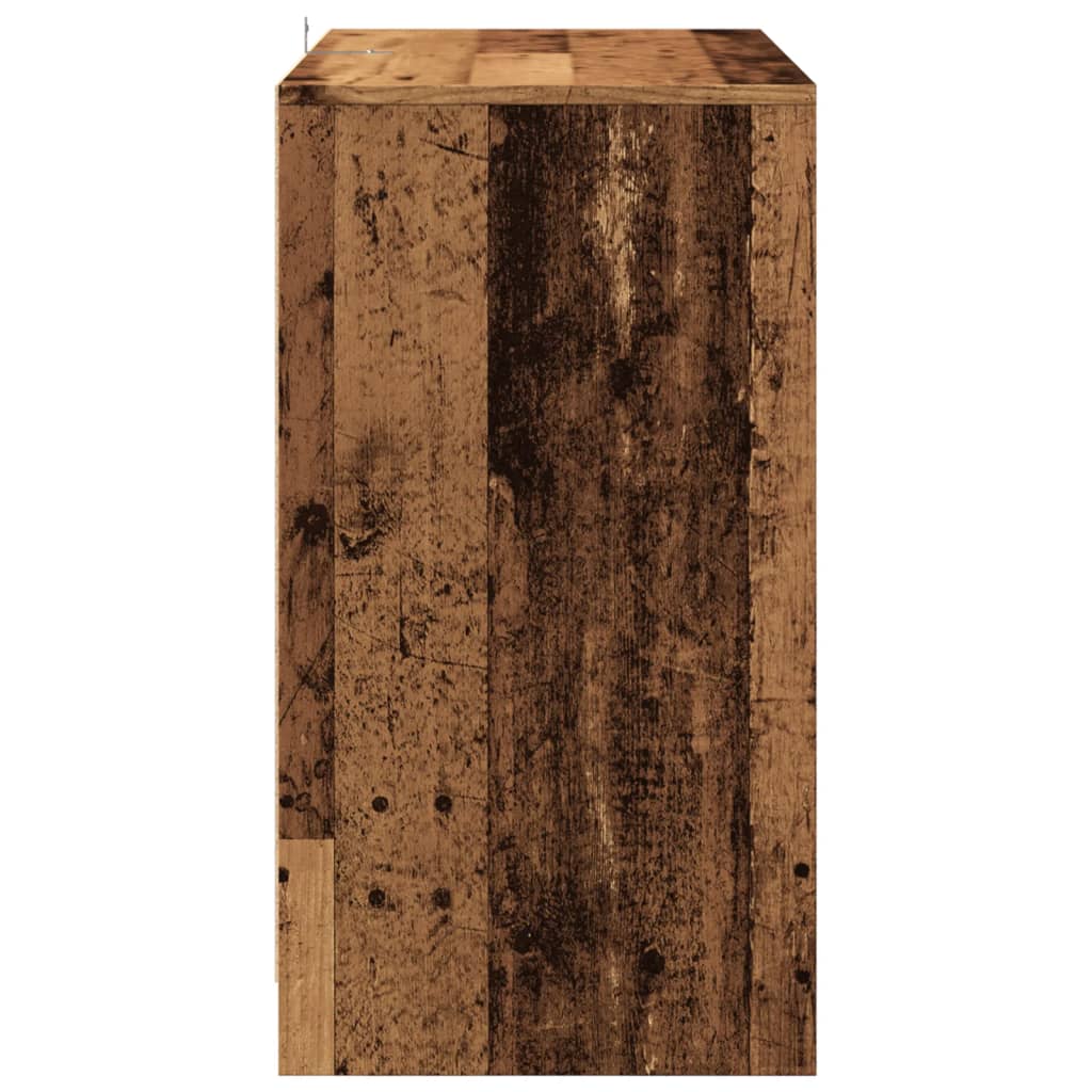 vidaXL Szafka, stare drewno, 70x41x75 cm, materiał drewnopochodny
